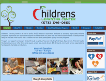 Tablet Screenshot of clcforkids.org